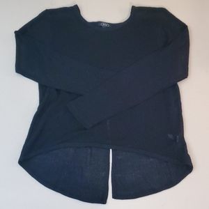 Split-Back Lightweight Sweater